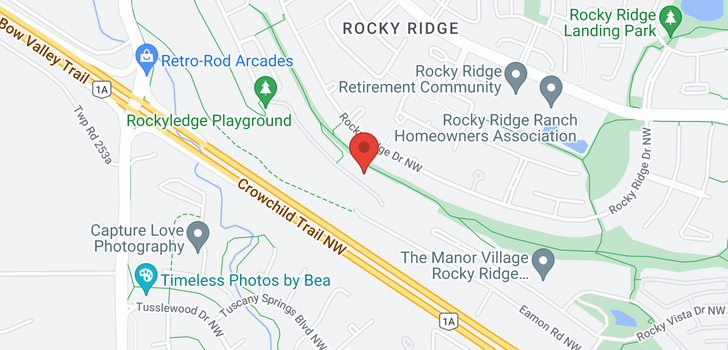 map of 8 172 Rockyledge View NW